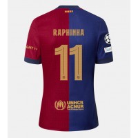 Camisa de Futebol Barcelona Raphinha Belloli #11 Equipamento Principal 2024-25 Manga Curta